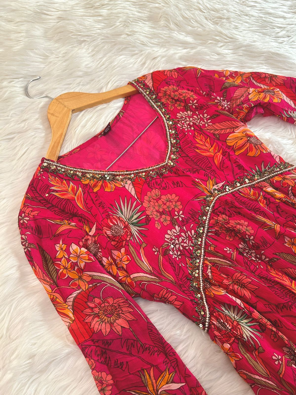 PINK IT UP ANARKALI SET