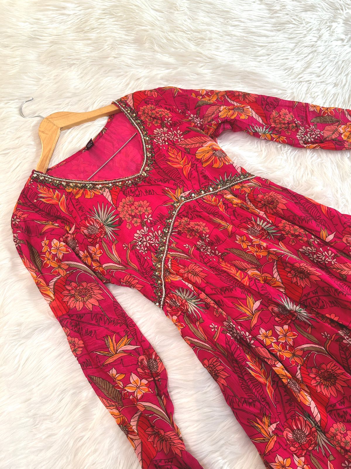 PINK IT UP ANARKALI SET