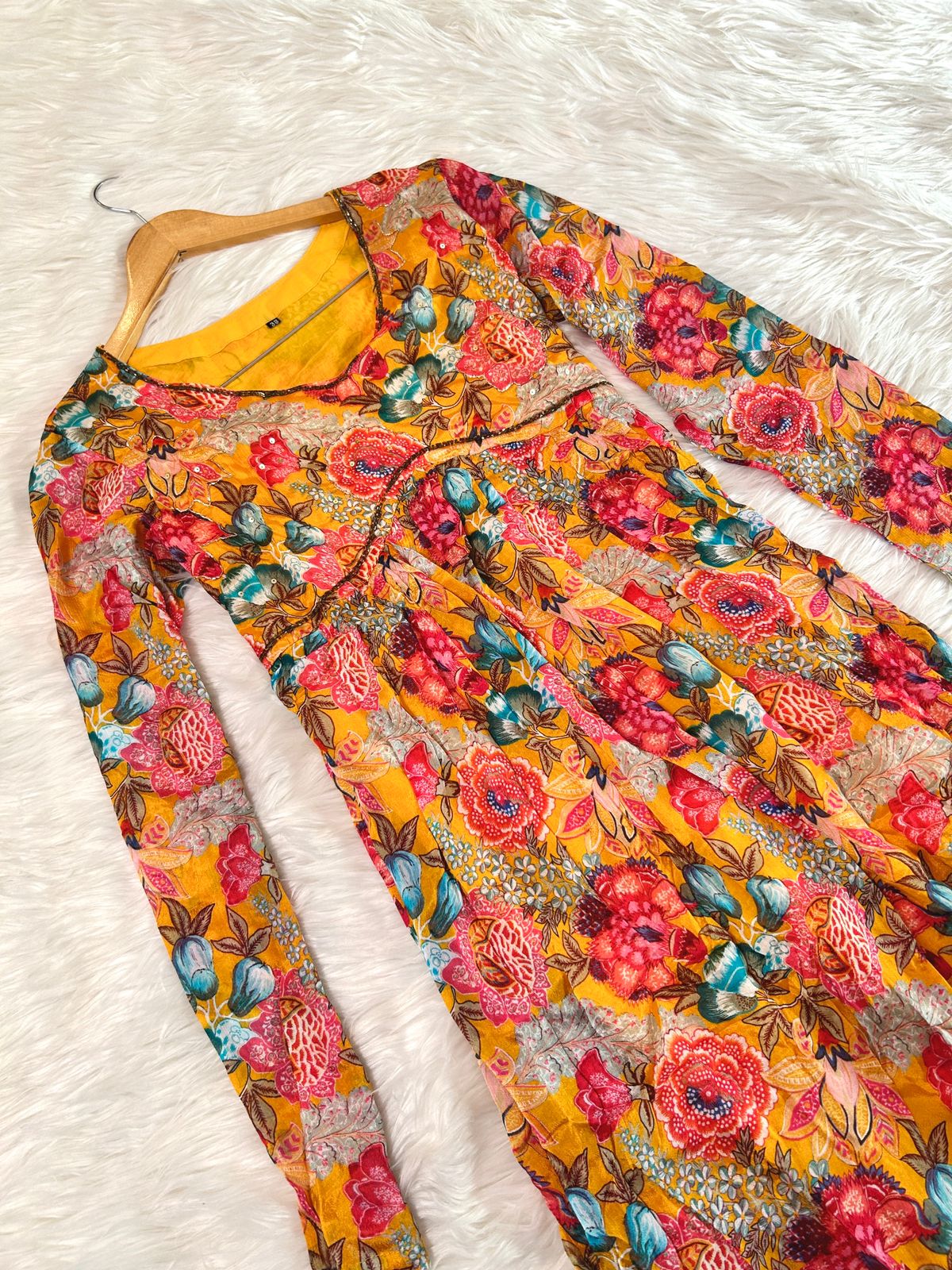 YELLOW DAZE ANARKALI SET