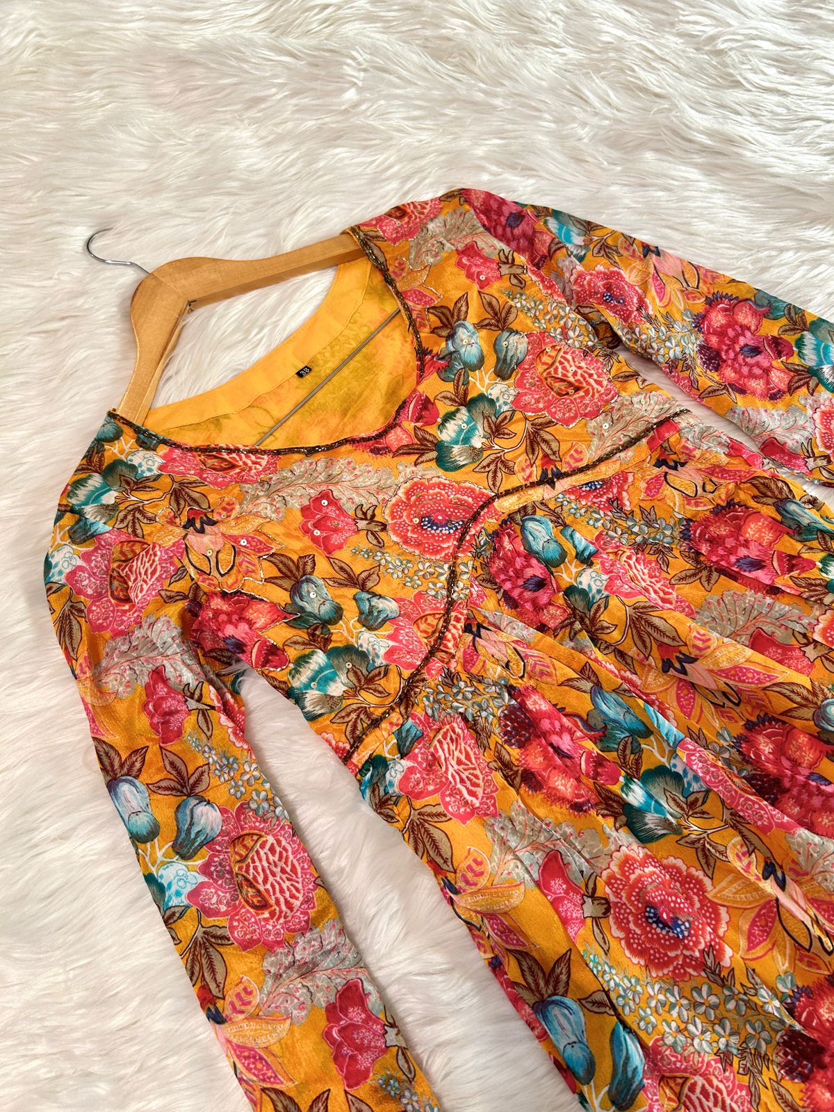 YELLOW DAZE ANARKALI SET