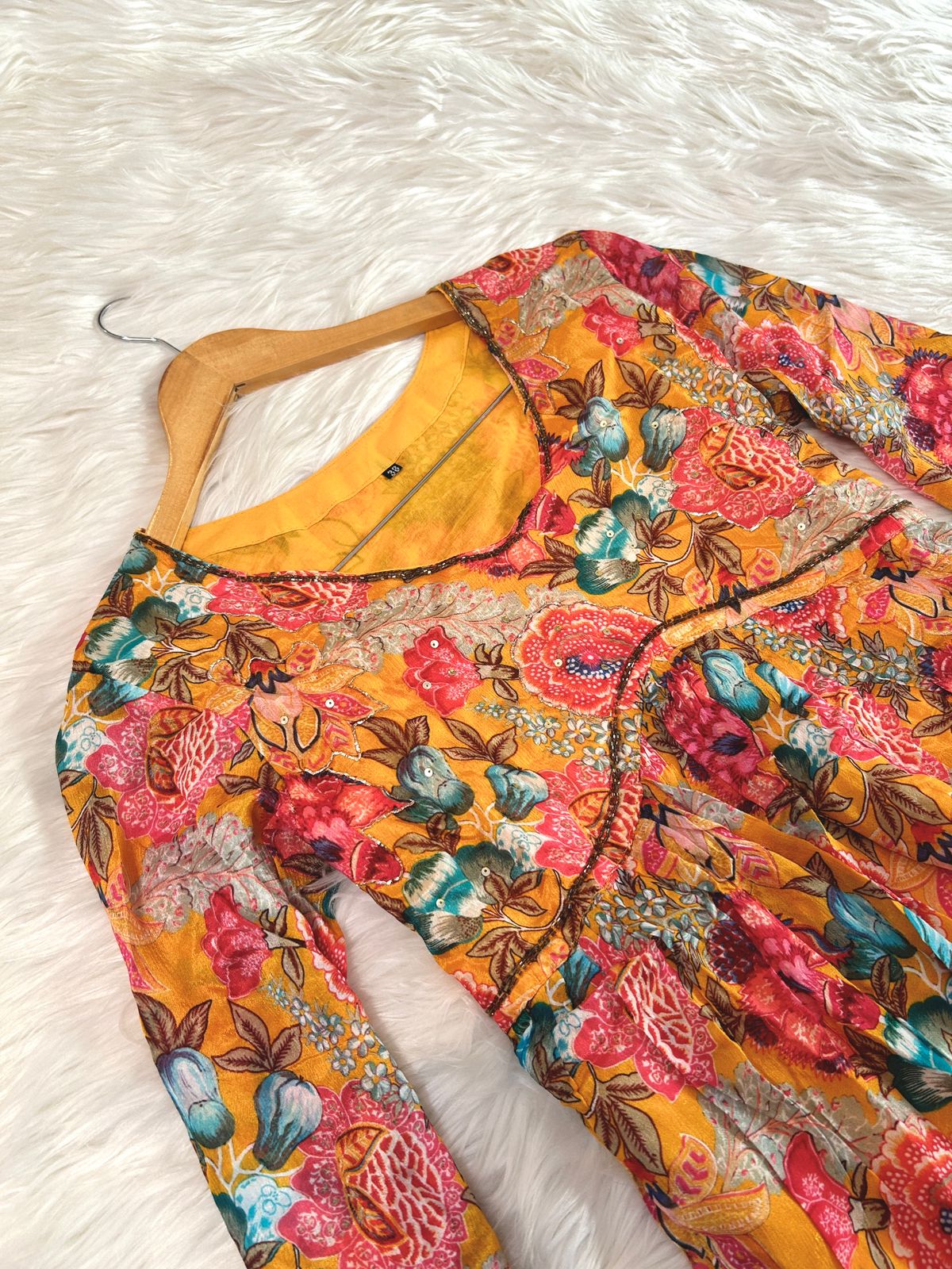 YELLOW DAZE ANARKALI SET