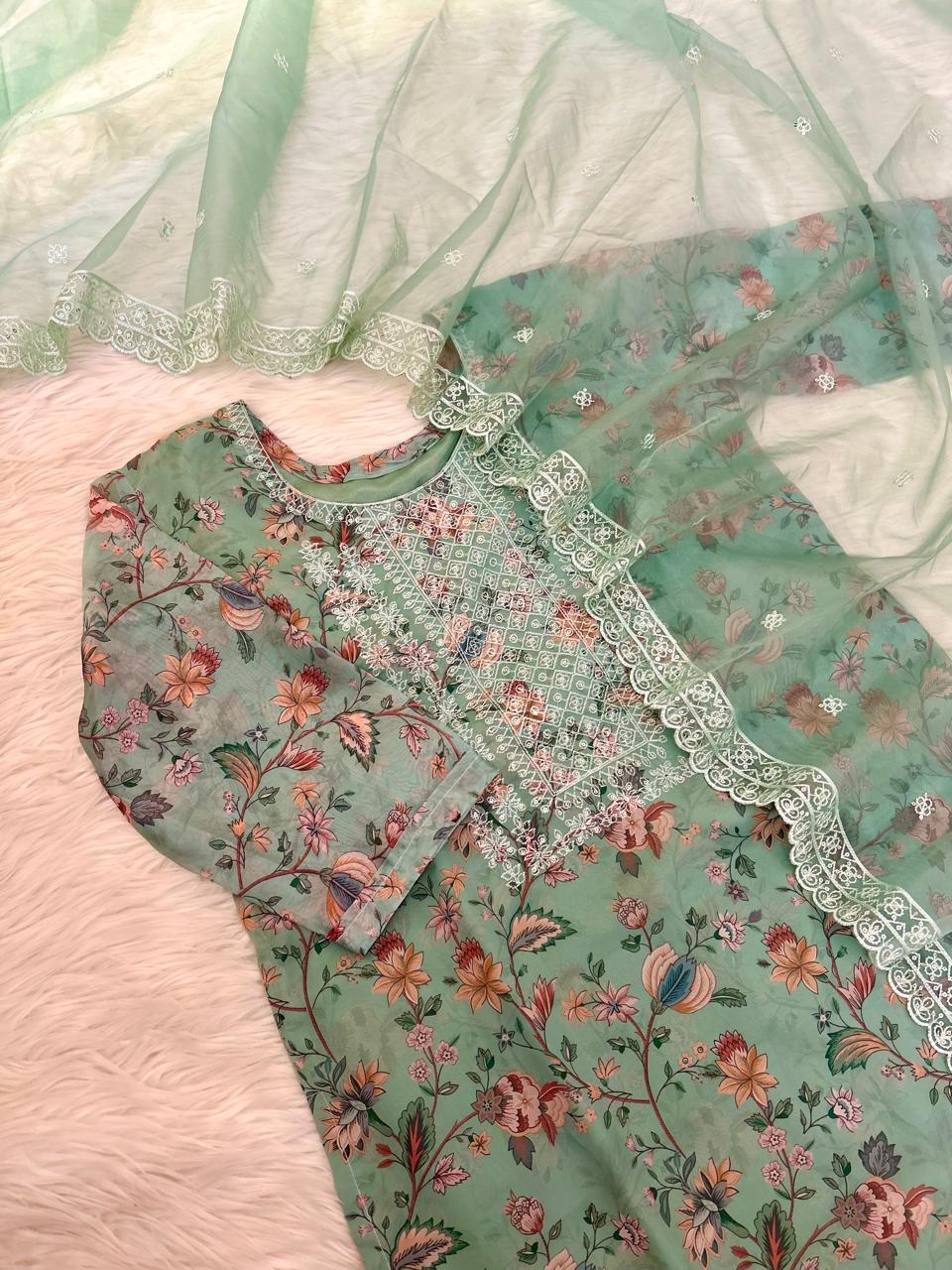 GREEN GLOW SUIT SETS