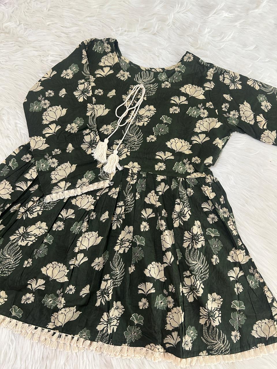 EMERALD ESSENCE PEPLUM TOP