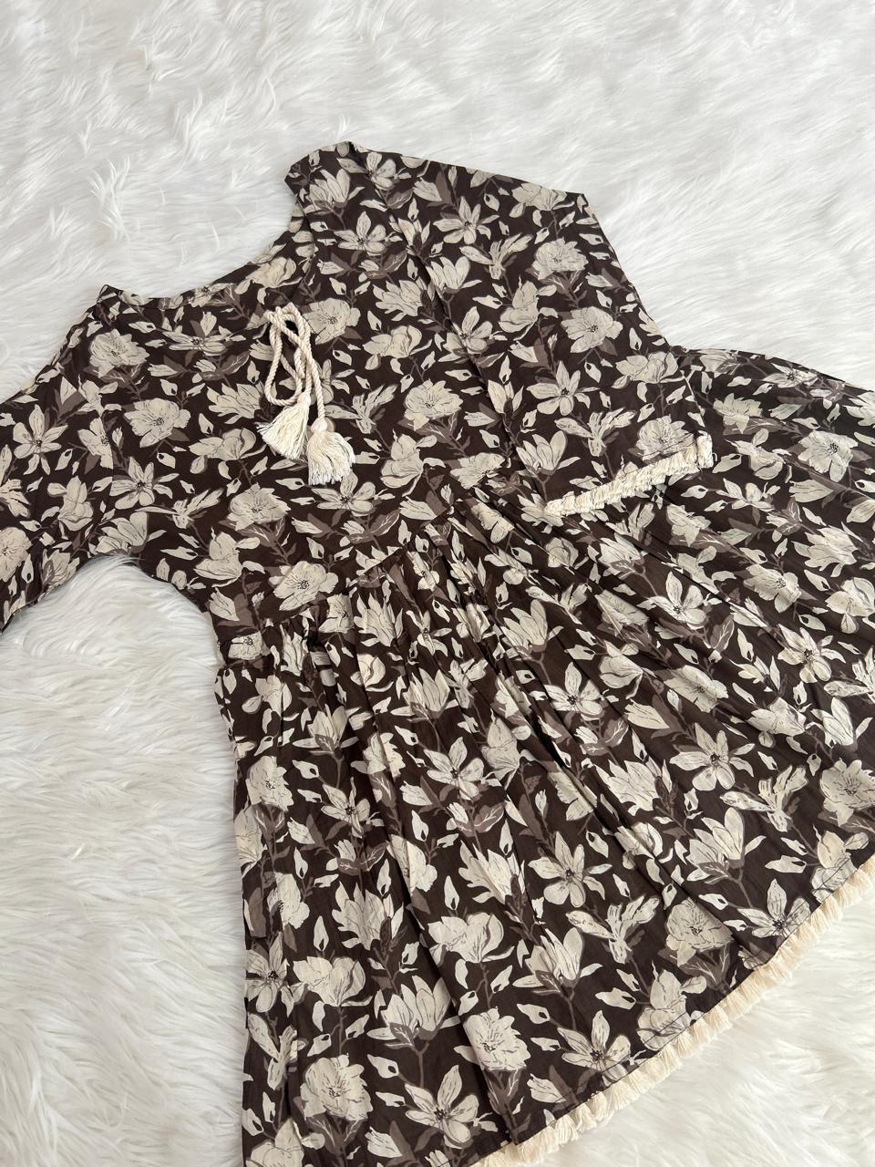 MOCHA MAGIC PEPLUM TOPS