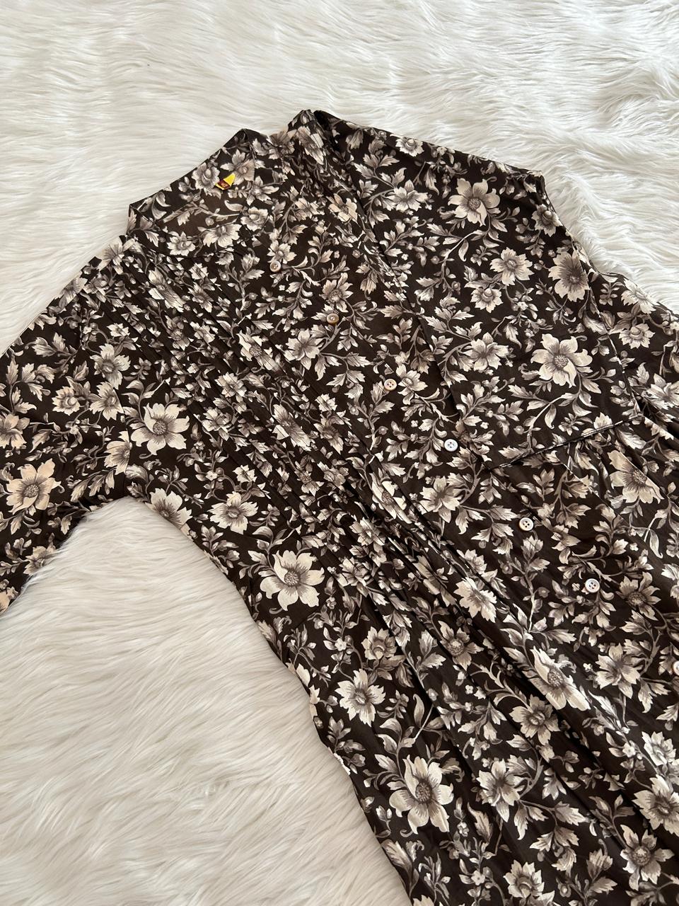 COCOA CHARM SHORT A-LINE KURTI