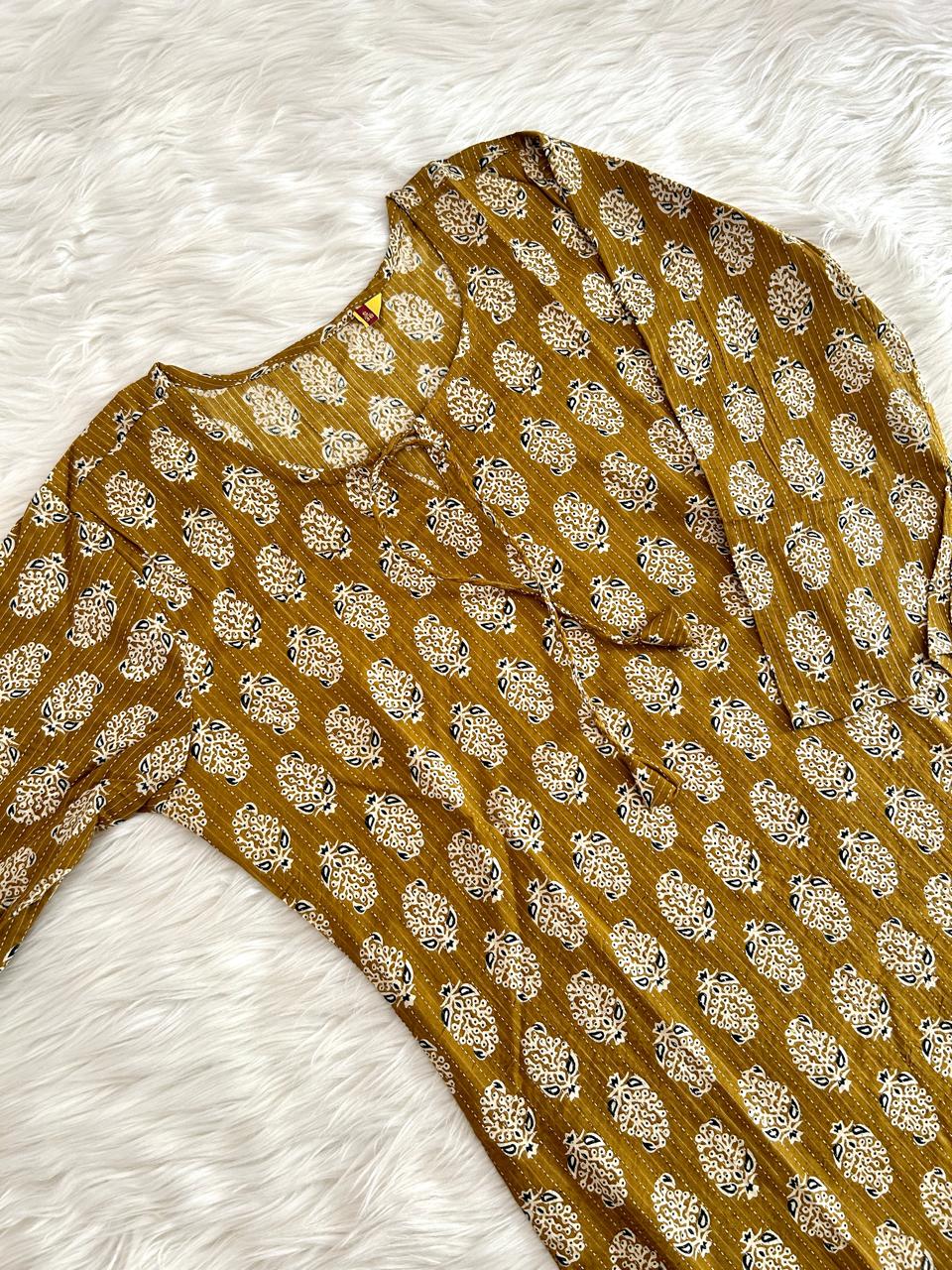 SOLAR FLARE SHORT KURTI