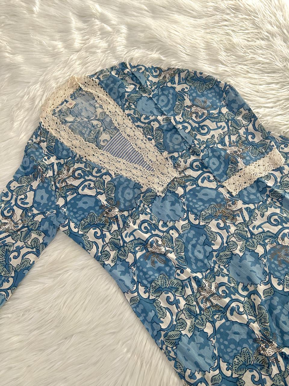 CLOUD WHISPER A-LINE KURTI