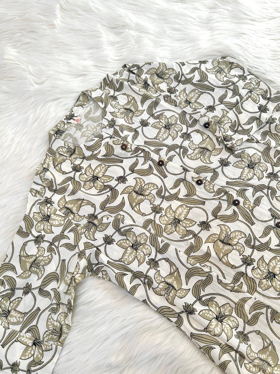 LIME FROST PRINCESS-LINE KURTI