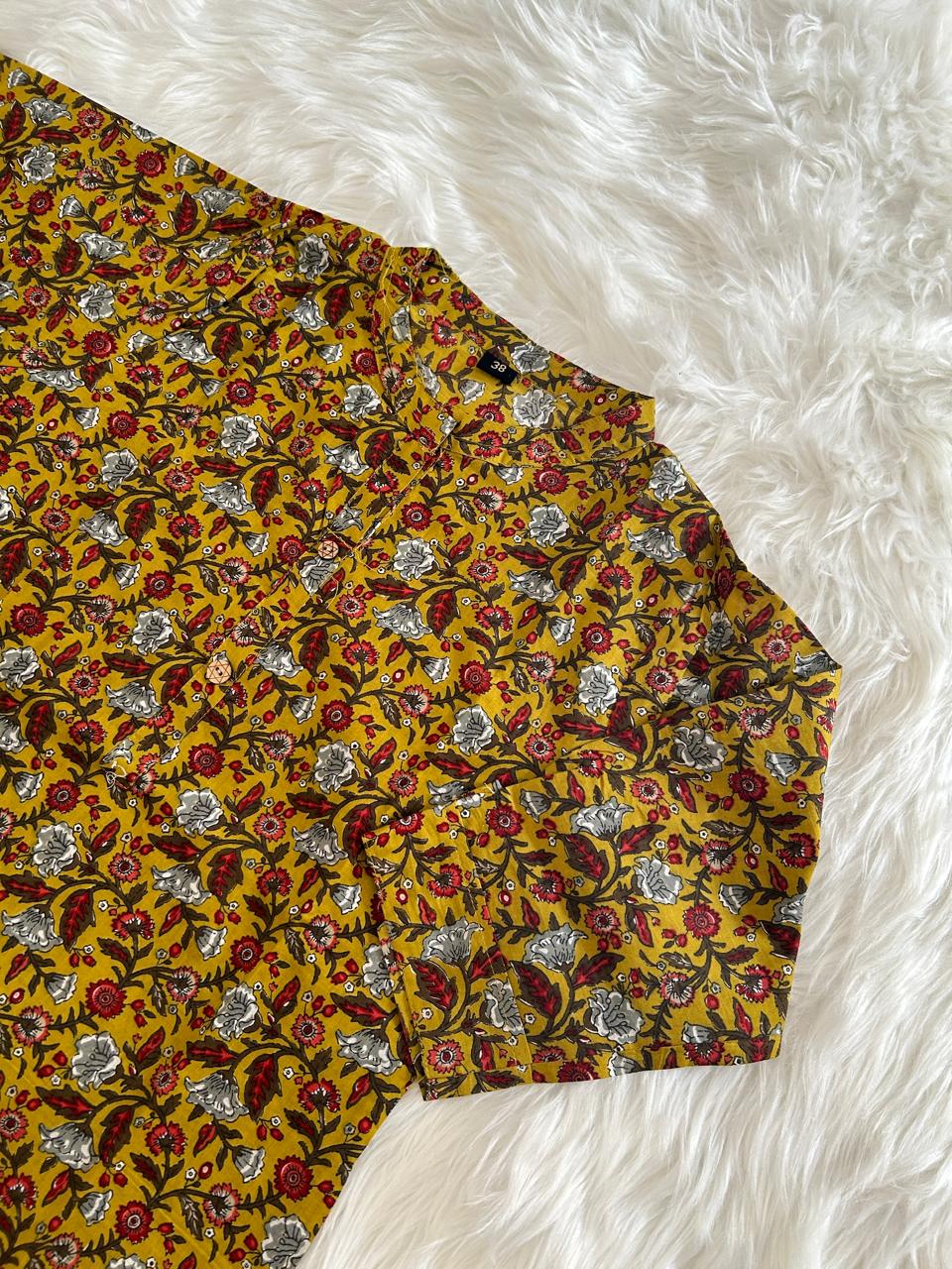 SUNEHRI A-LINE KURTI