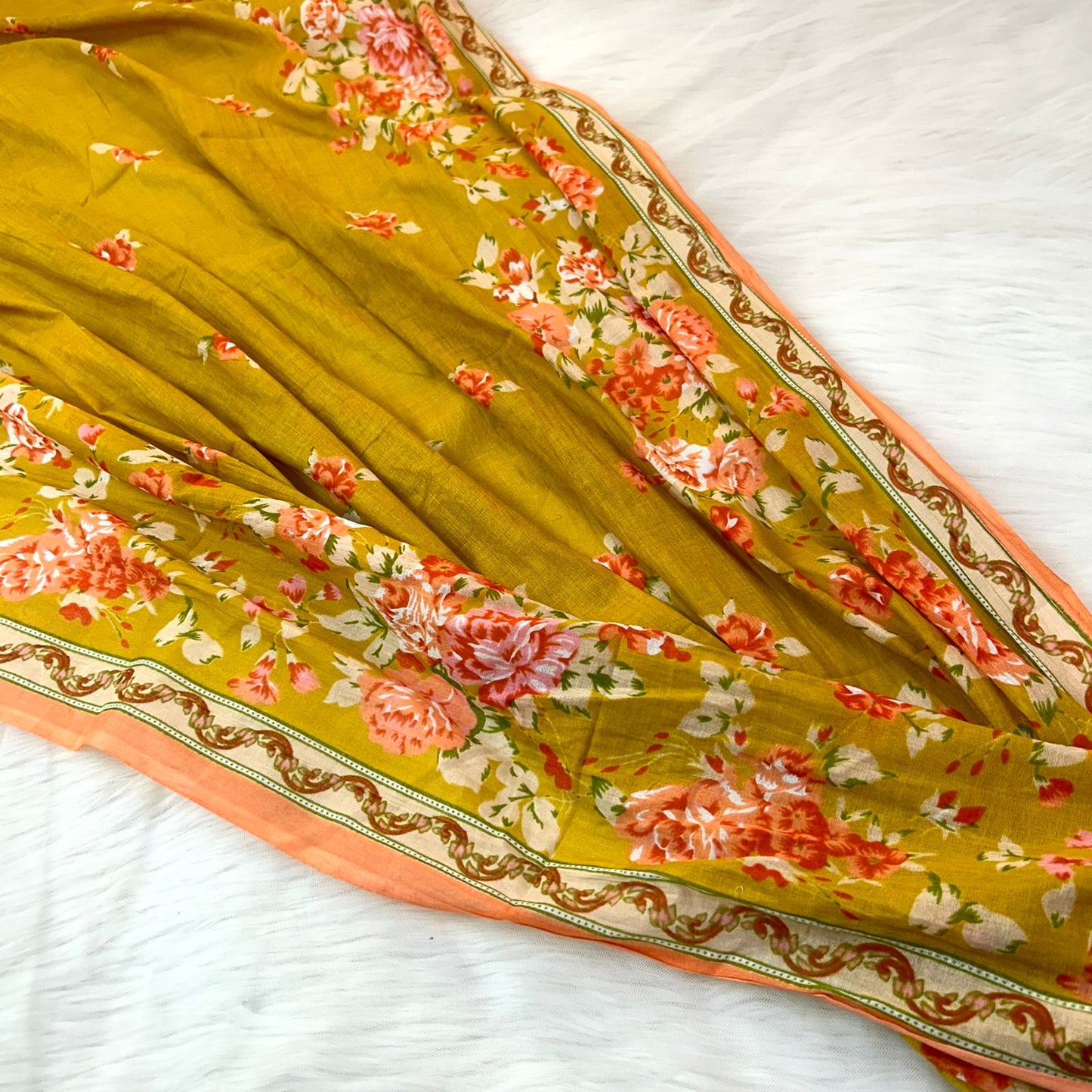 NOOR MUSTARD A-LINE SUIT SETS