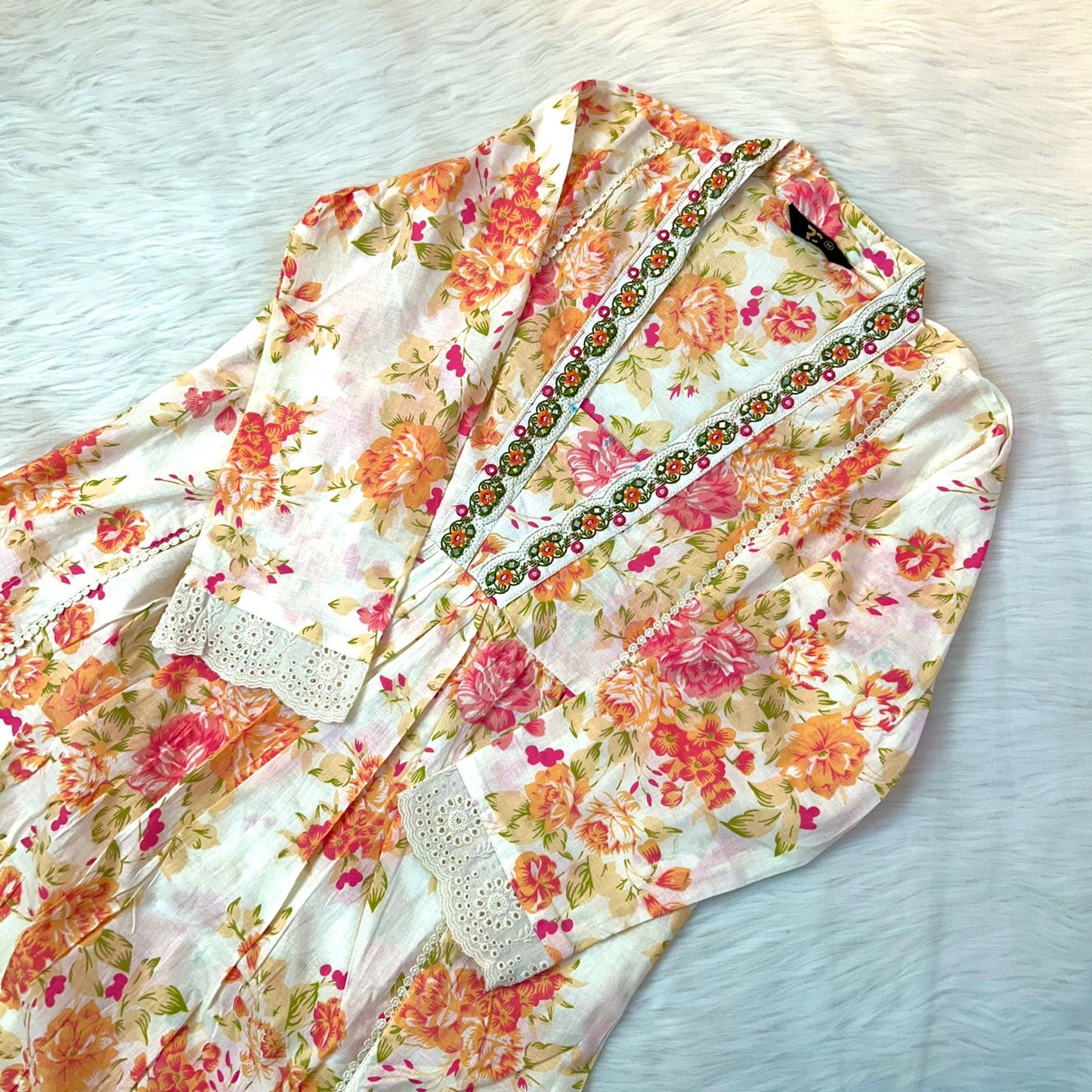 KHUSH OFF WHITE A-LINE SUIT SET