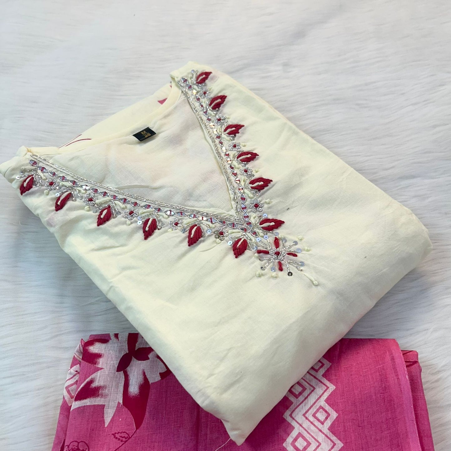 FIZA WHITE SUIT SET