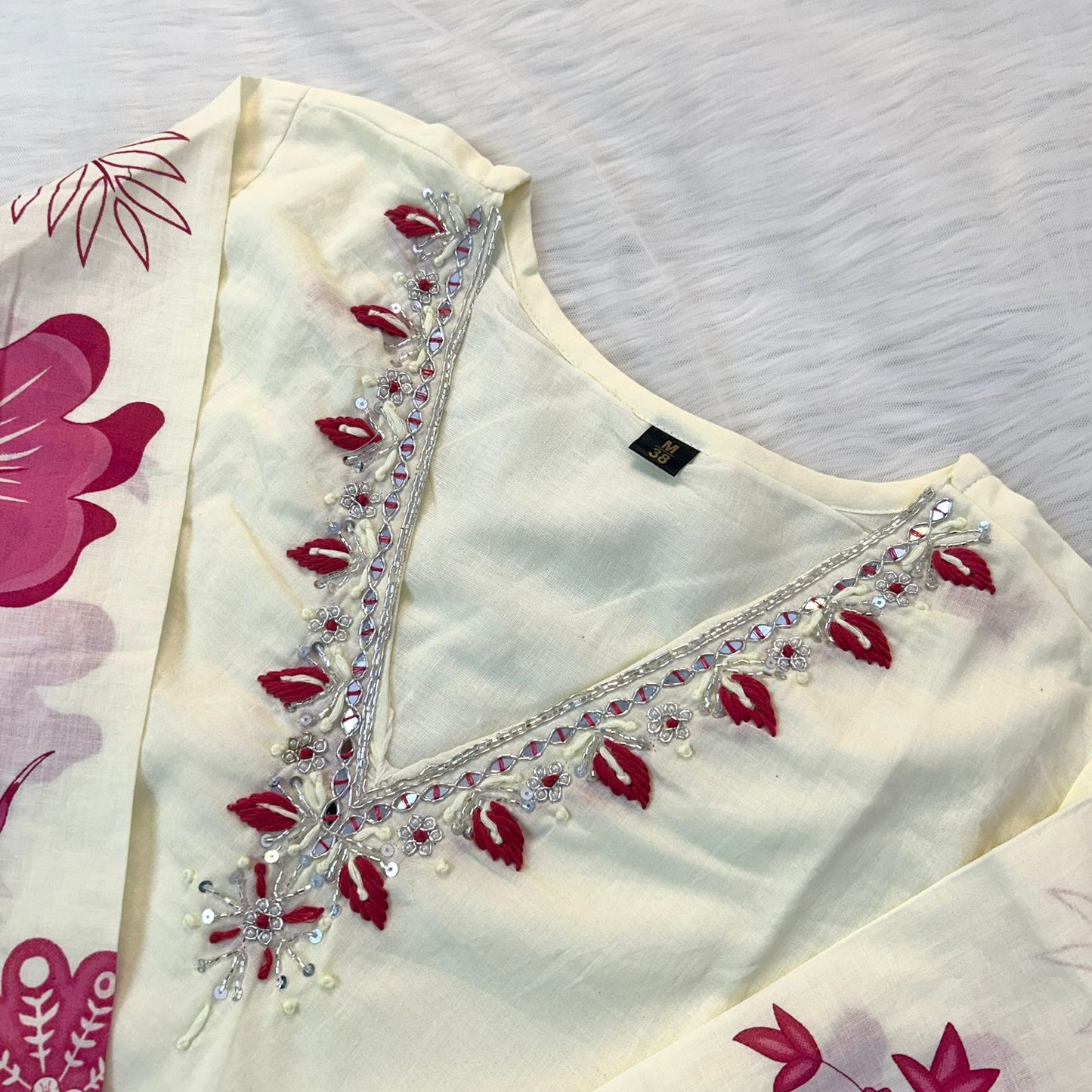 FIZA WHITE SUIT SET