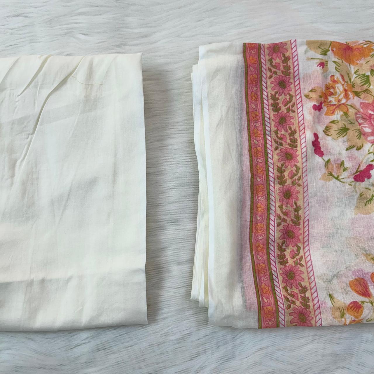 KHUSH OFF WHITE A-LINE SUIT SET