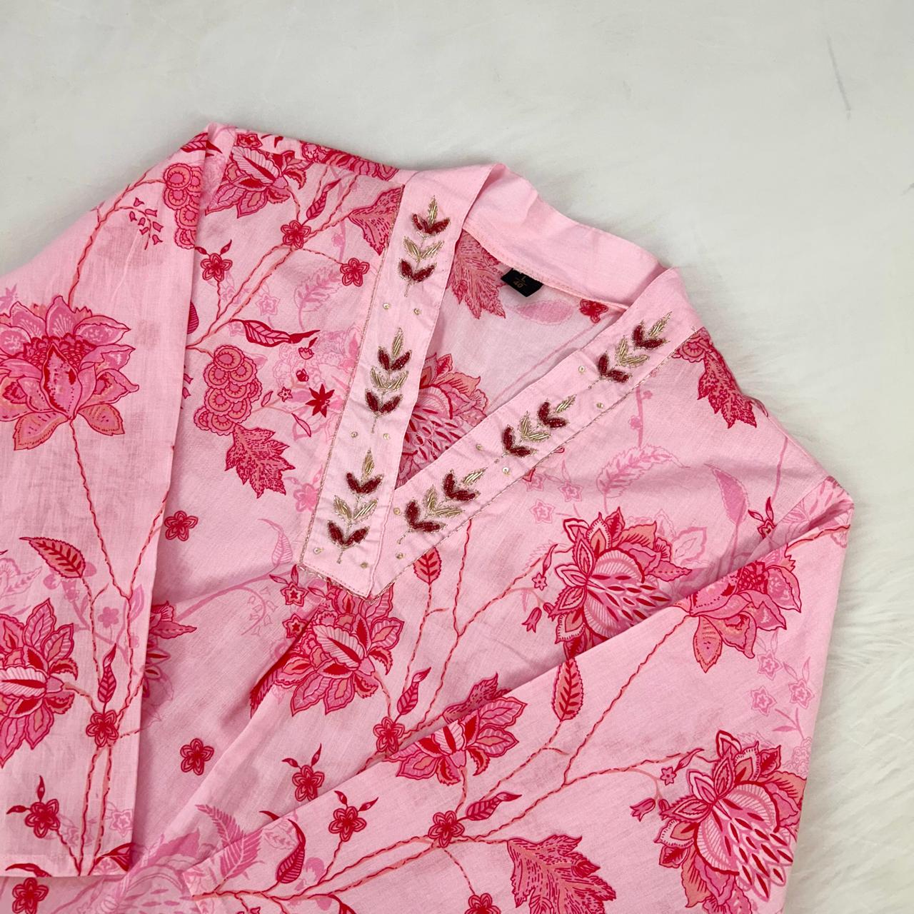 NOOR PINK SUIT SET