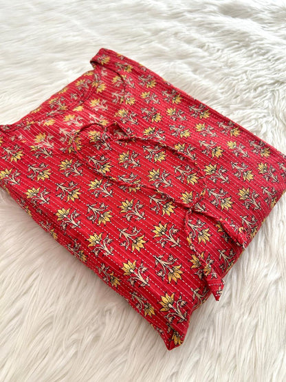 TANGERINE TWIST SHORT KURTI