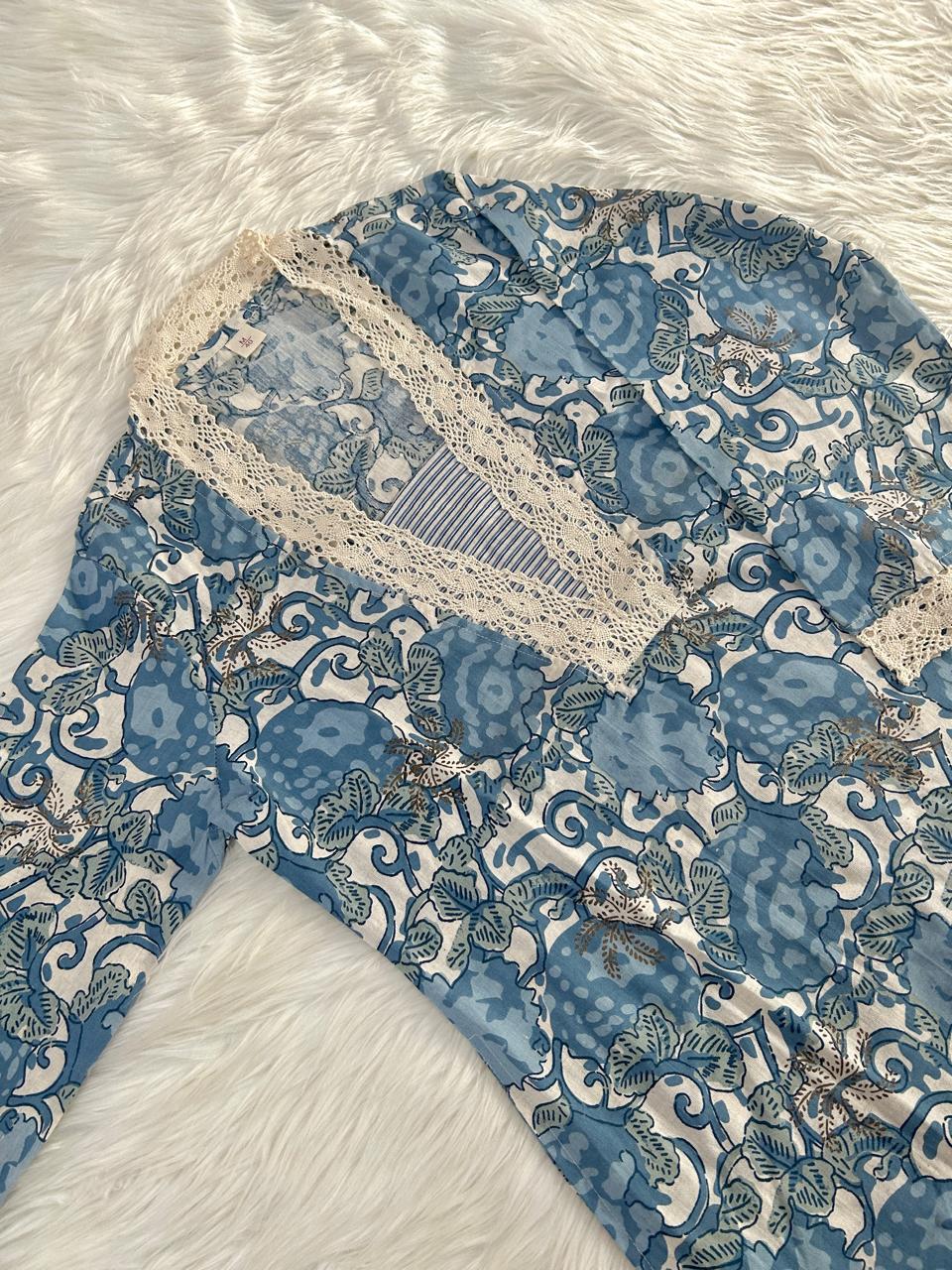 CLOUD WHISPER A-LINE KURTI