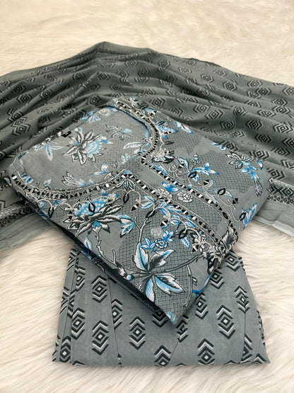 SMOKEY ELEGANCE SUIT SET