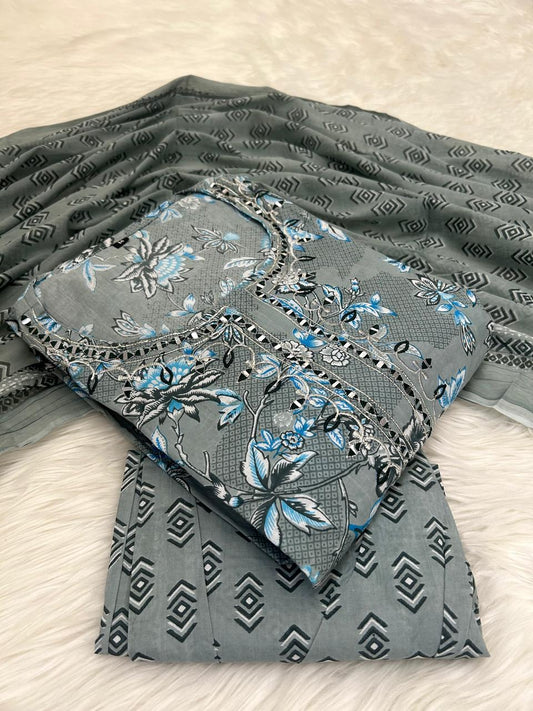 SMOKEY ELEGANCE SUIT SET