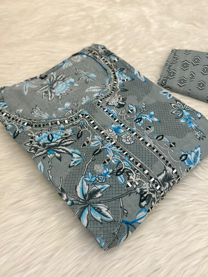 SMOKEY ELEGANCE SUIT SET