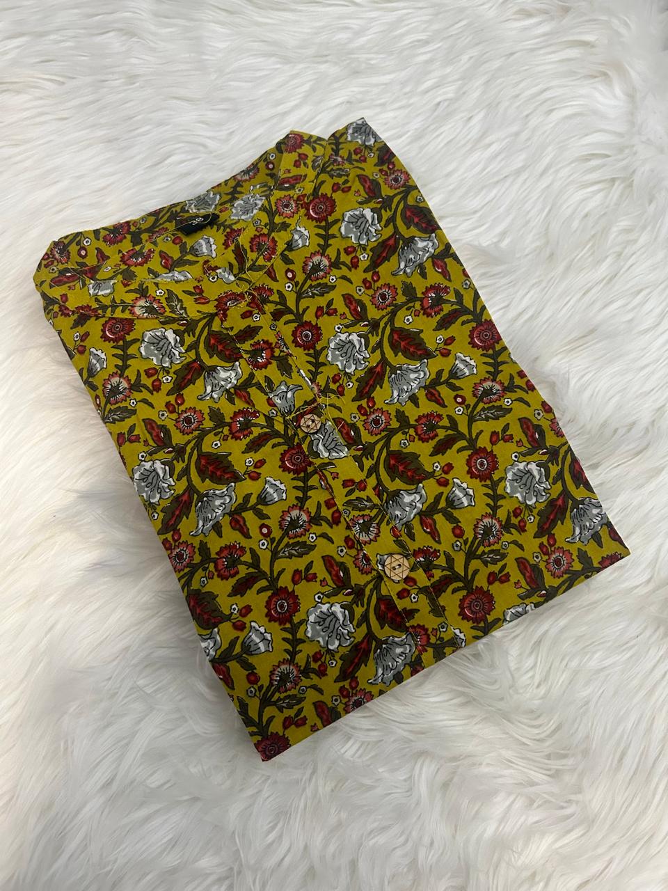 SUNEHRI A-LINE KURTI