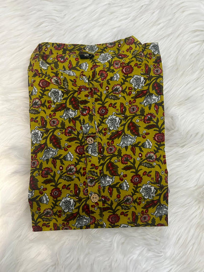 SUNEHRI A-LINE KURTI