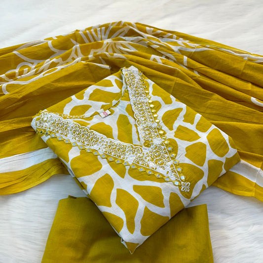 MEHR YELLOW SUIT SET