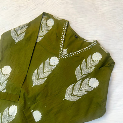 MEHR GREEN SUIT SET