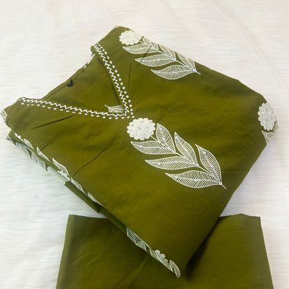 MEHR GREEN SUIT SET