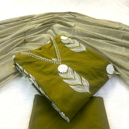 MEHR GREEN SUIT SET