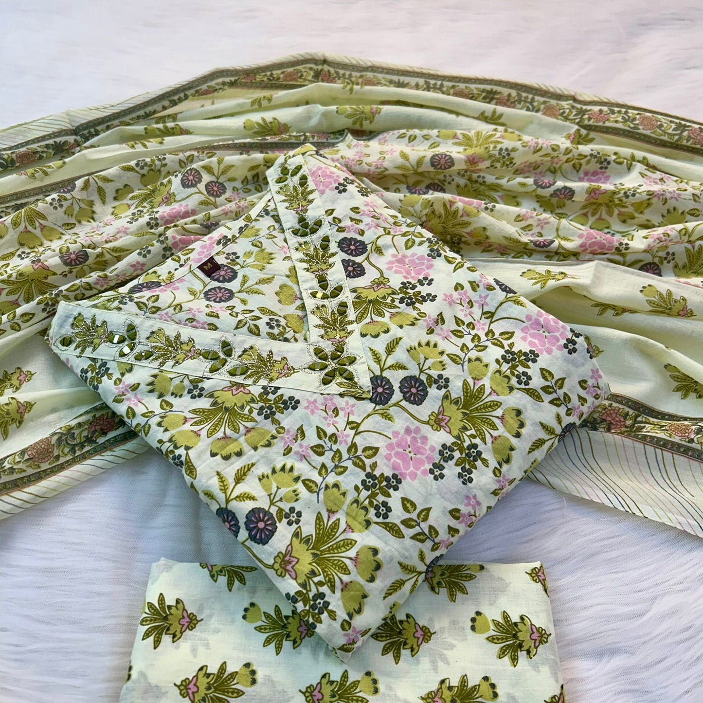 NOOR GREEN SUIT SET