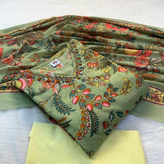 MEHR OLIVE SUIT SET