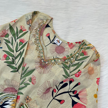 JHALAK  BEIGE SUIT SETS