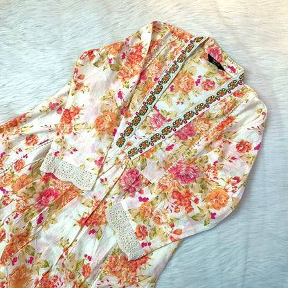 KHUSH OFF WHITE A-LINE SUIT SET