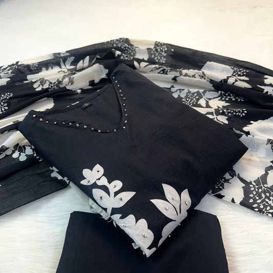 FIZA BLACK SUIT SET