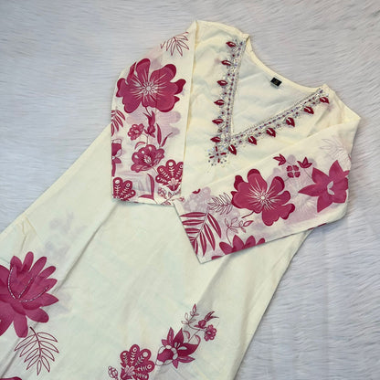 FIZA WHITE SUIT SET