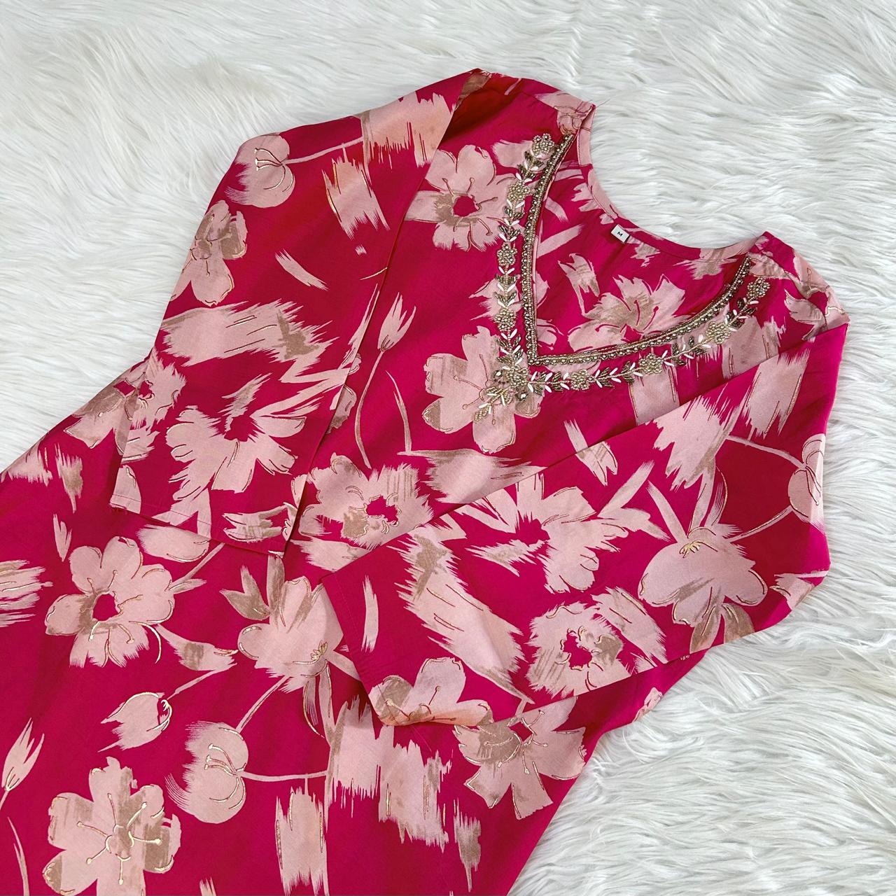 SEHR MAGENTA SUIT SET