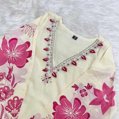 FIZA WHITE SUIT SET