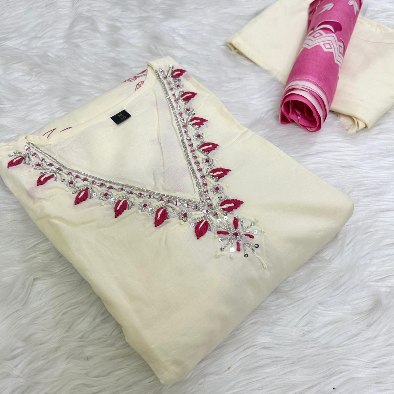 FIZA WHITE SUIT SET