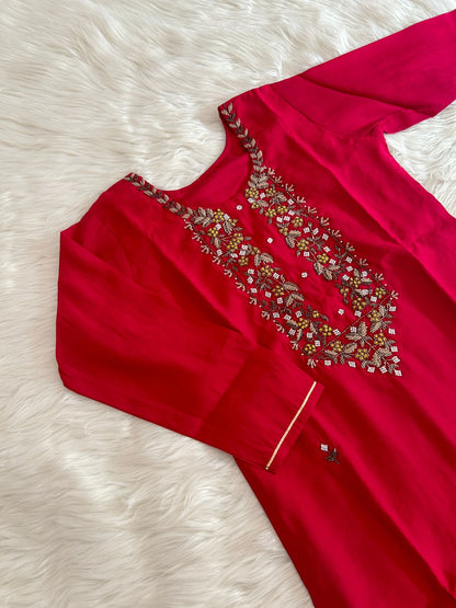 RED RUSH SUIT SET