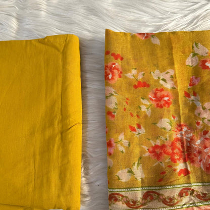 NOOR MUSTARD A-LINE SUIT SETS