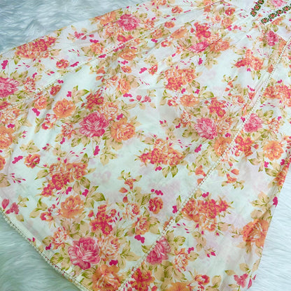 KHUSH OFF WHITE A-LINE SUIT SET