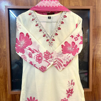 FIZA WHITE SUIT SET