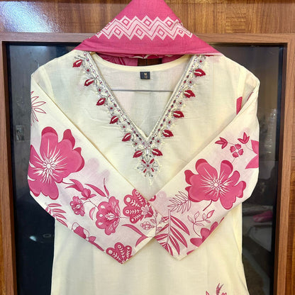 FIZA WHITE SUIT SET
