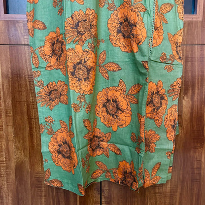 FIZA OLIVE ANGRAKHA  SUIT SET