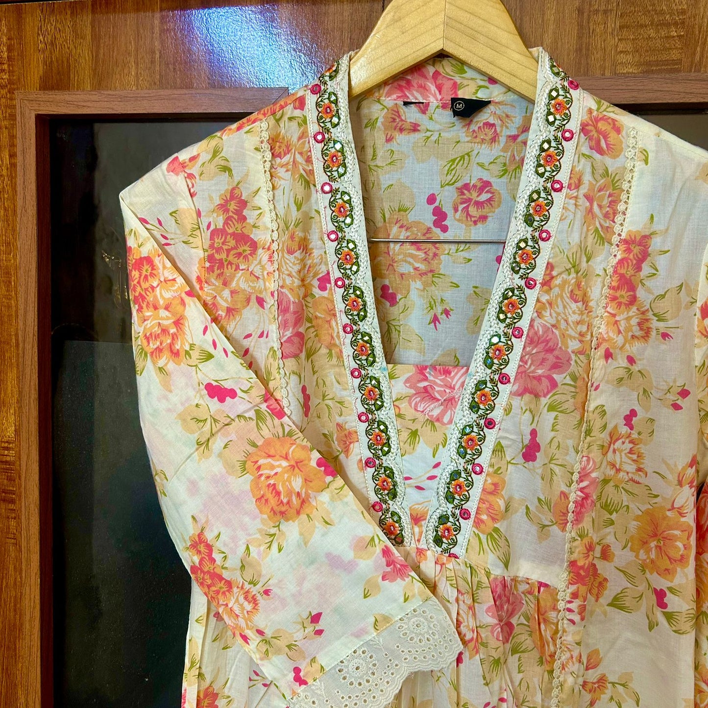 KHUSH OFF WHITE A-LINE SUIT SET