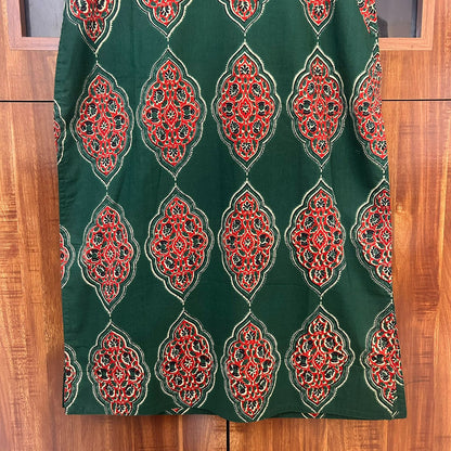 AJRAKH GREEN SUIT SET