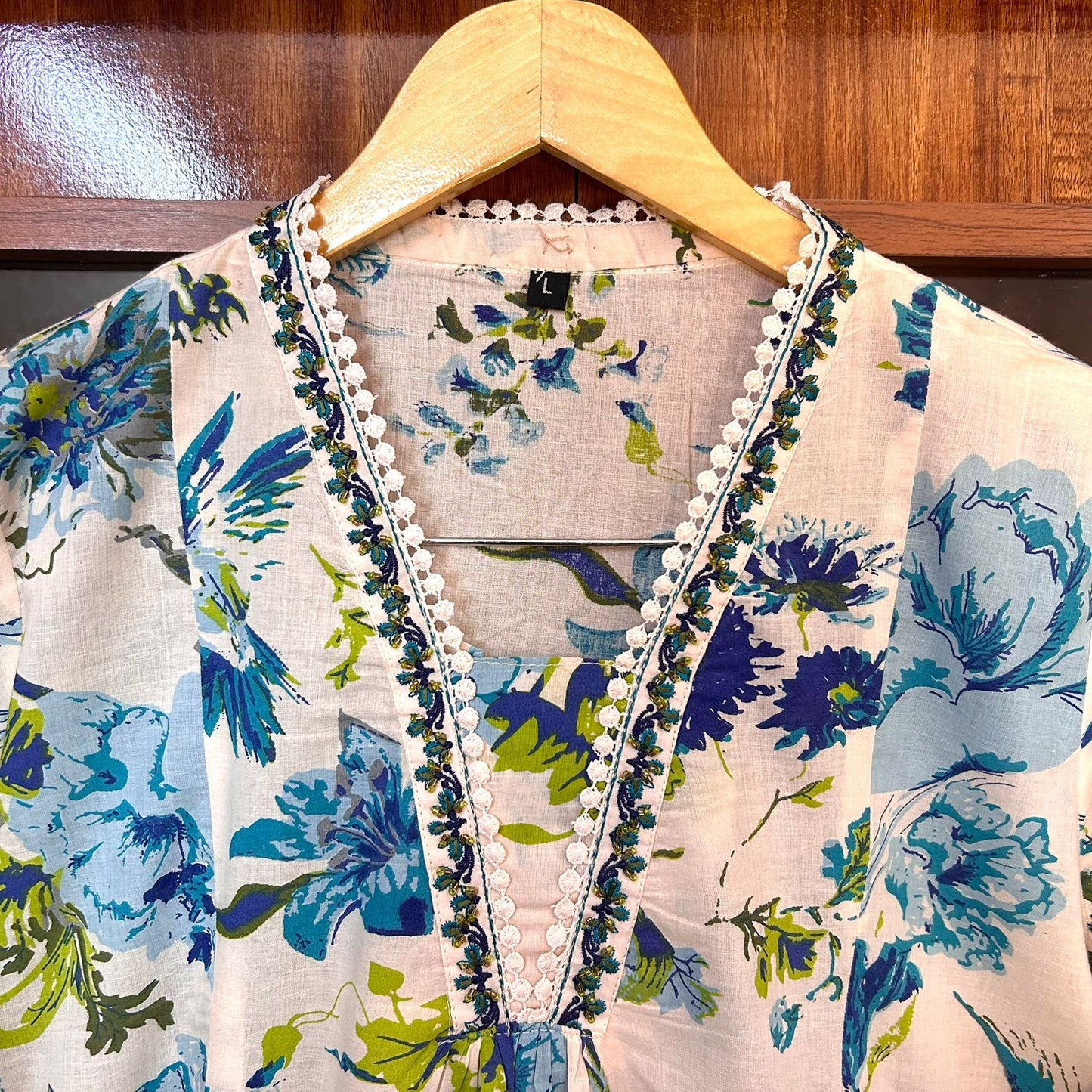 NOOR PASTEL PINK A-LINE SUIT SET