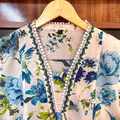 NOOR PASTEL PINK A-LINE SUIT SET