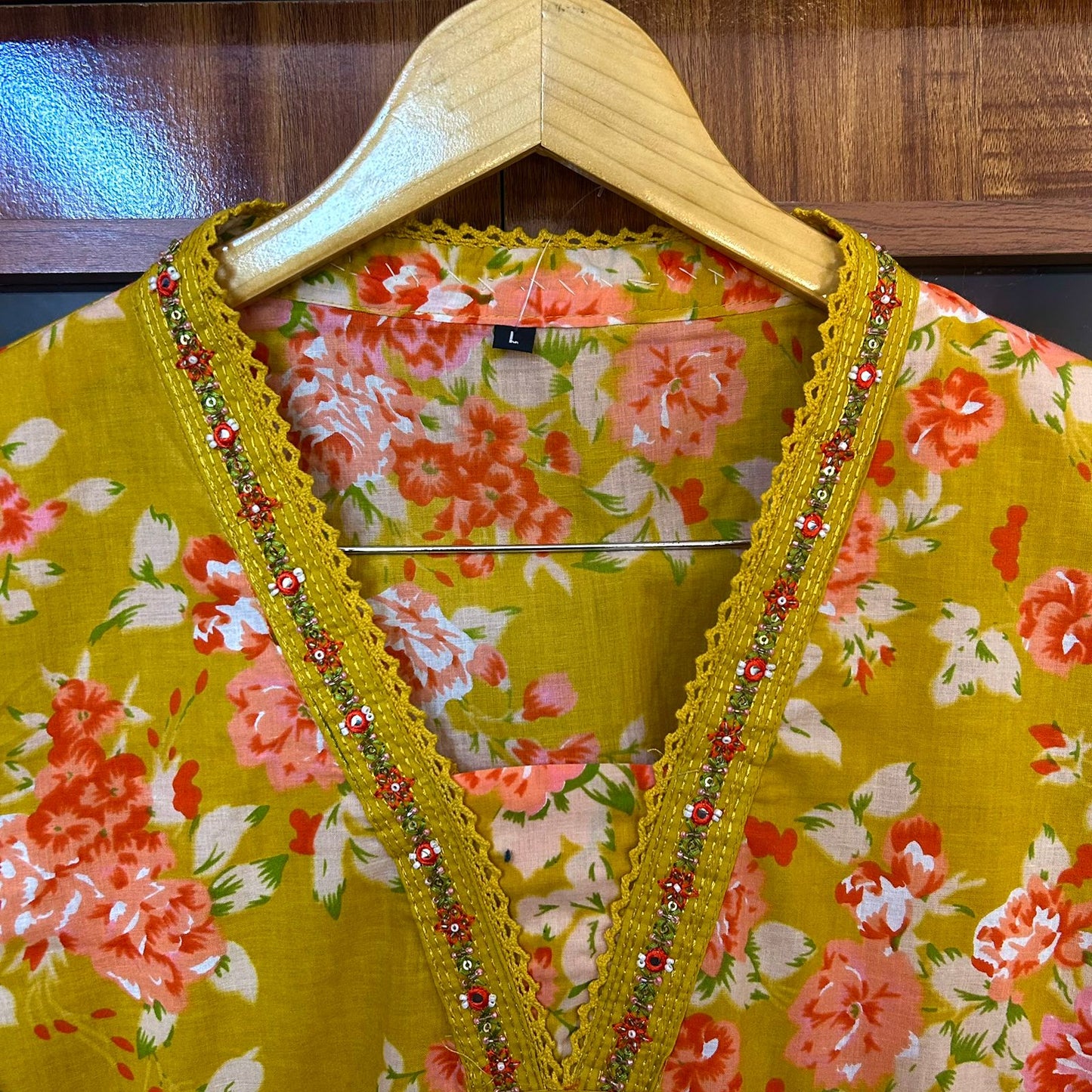 NOOR MUSTARD A-LINE SUIT SETS